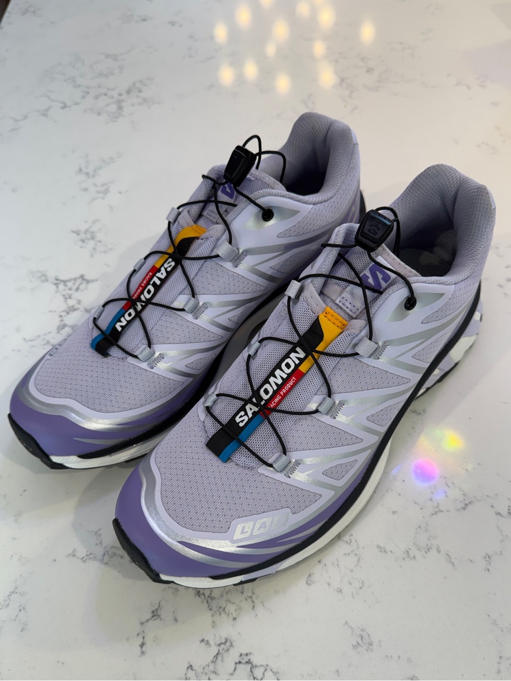 Salomon XT6 Women’s 9 Purple Heather Silver sneakers